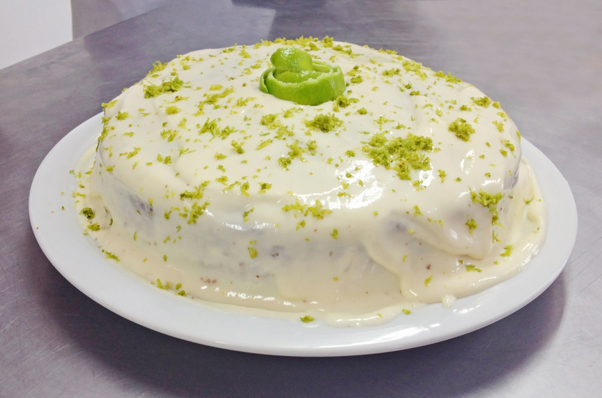 A lemon cake